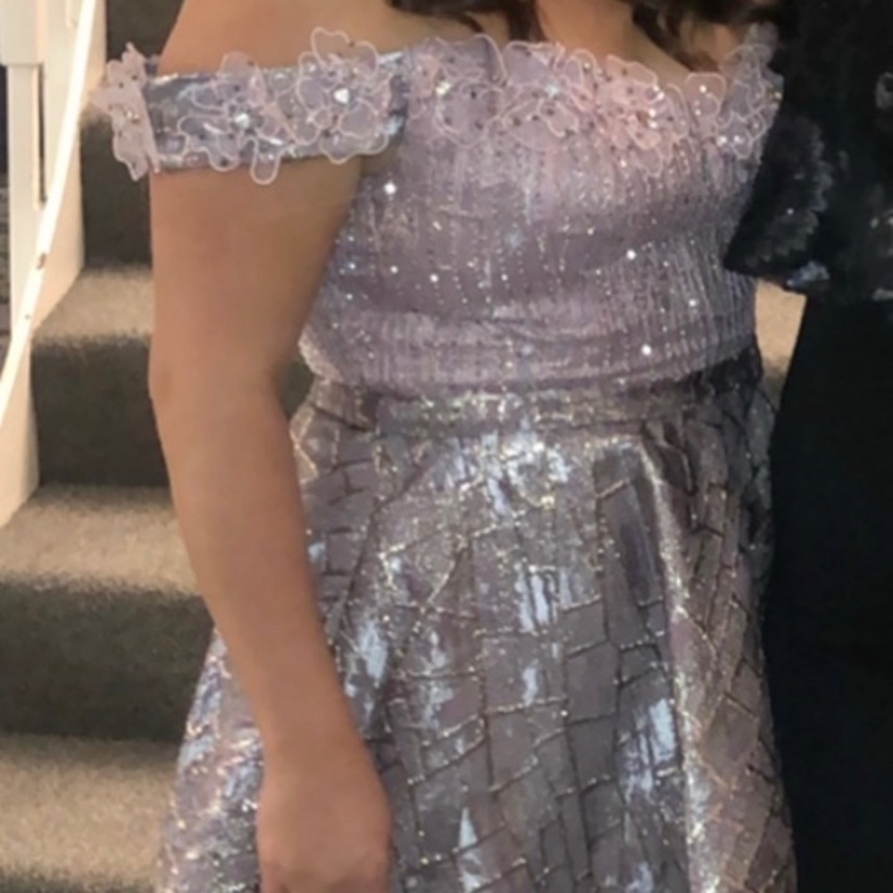 Beautiful Long  dress One time use